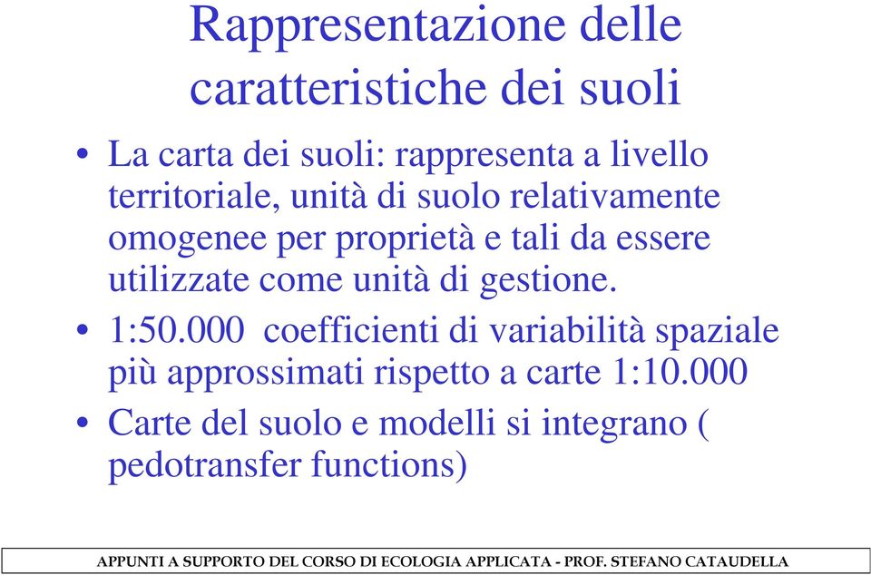 utilizzate come unità di gestione. 1:50.