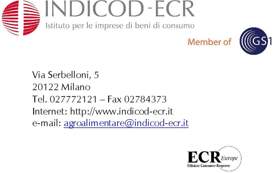 Internet: http://www.indicod-ecr.