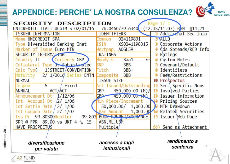 diversificazione per valuta