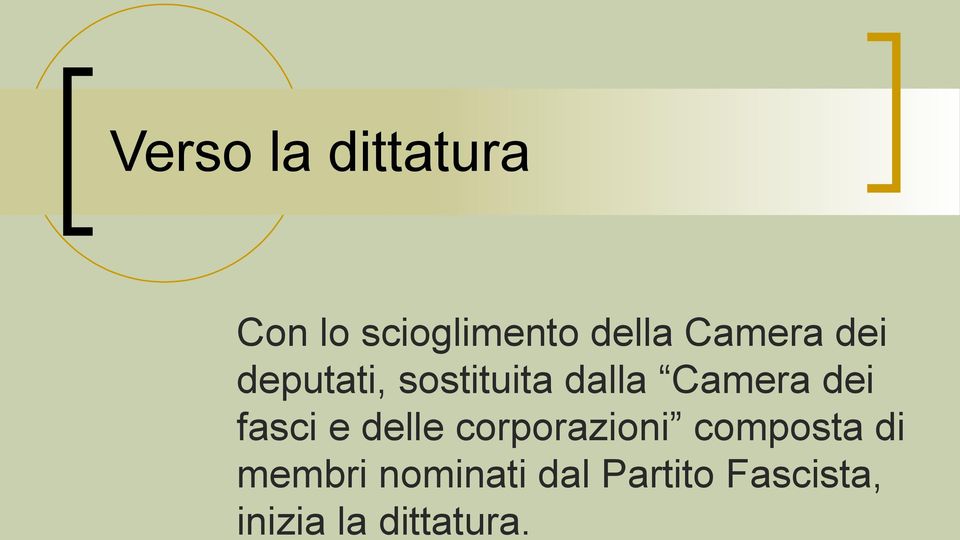 dei fasci e delle corporazioni composta di