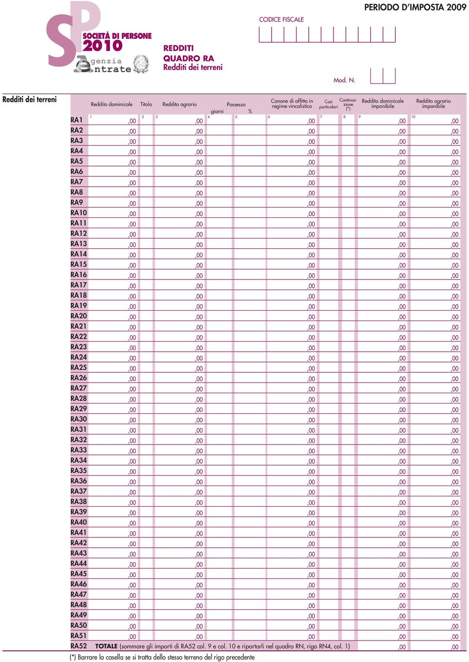 vincolistico particolari (*) imponibile imponibile giorni % 8 0 RA RA RA RA RA RA RA RA8 RA RA0 RA RA RA RA RA RA RA RA8 RA RA0 RA RA RA RA RA RA RA RA8 RA