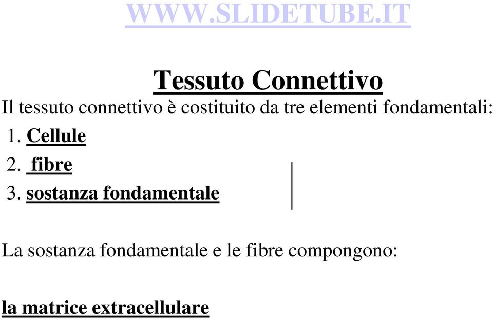 costituito da tre elementi fondamentali: 1. Cellule 2.