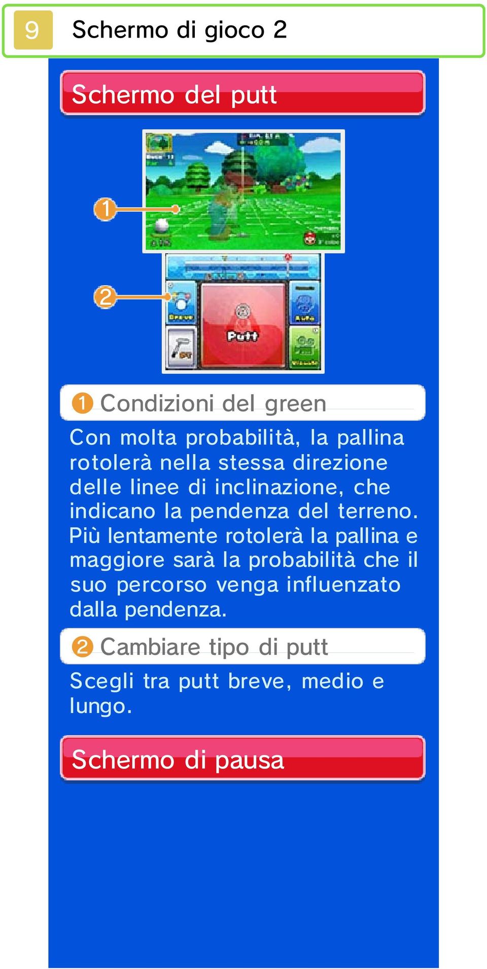 Più lentamente rotolerà la pallina e maggiore sarà la probabilità che il suo percorso venga