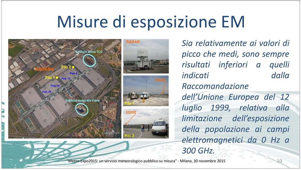 relativa alla limitazione dell esposizione della popolazione ai campi elettromagnetici da 0 Hz