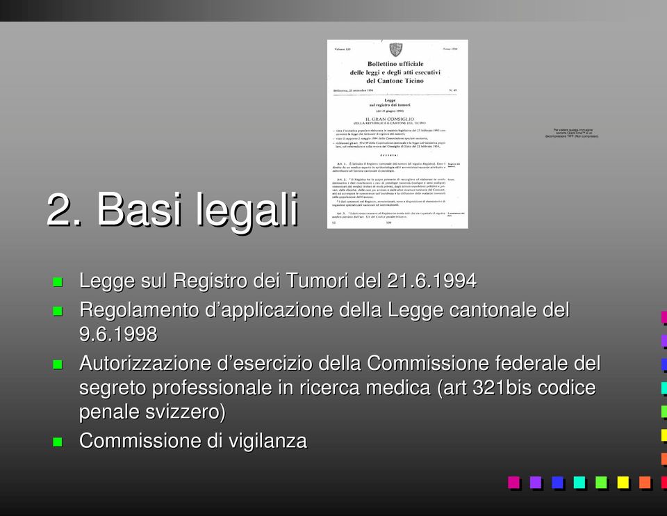 1994 Regolamento d applicazione d della Legge cantonale del 9.6.