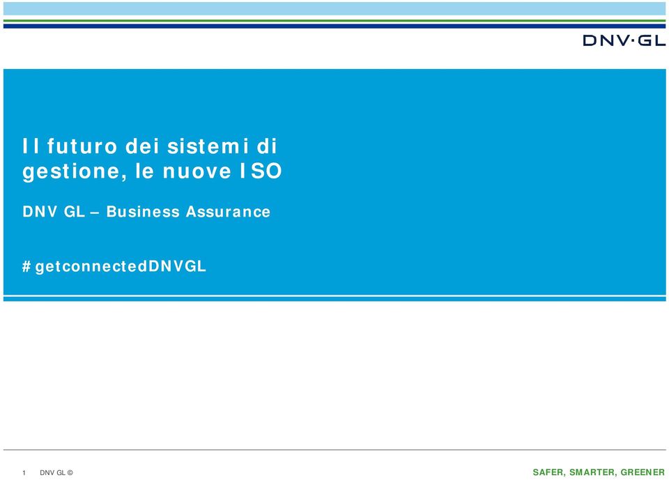 ISO DNV GL Business Assurance