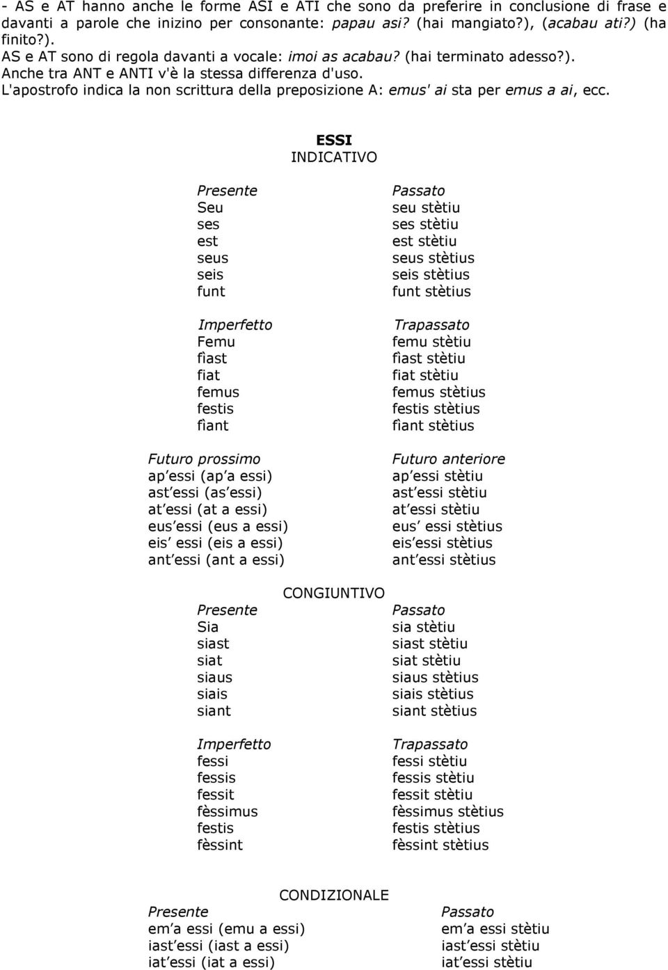 L'apostrofo indica la non scrittura della preposizione A: emus' ai sta per emus a ai, ecc.