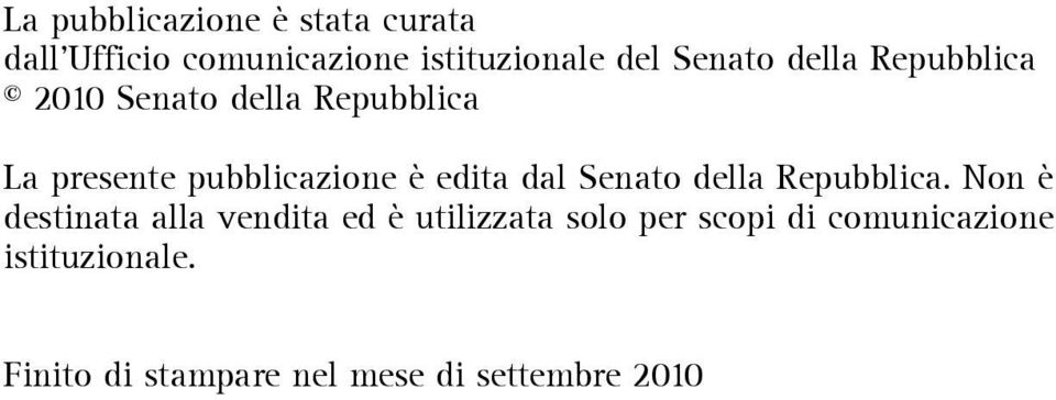 edita dal Senato della Repubblica.