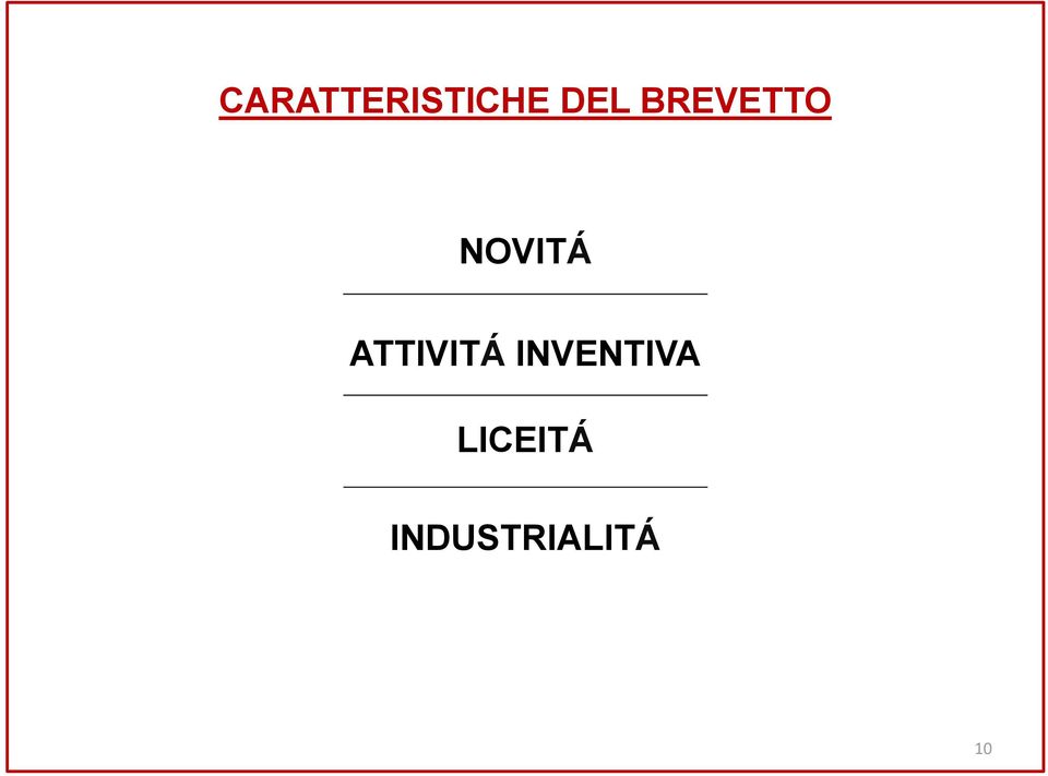 ATTIVITÁ INVENTIVA