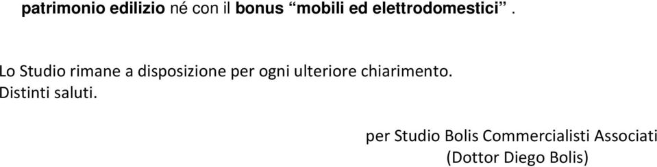 il bonus mobili