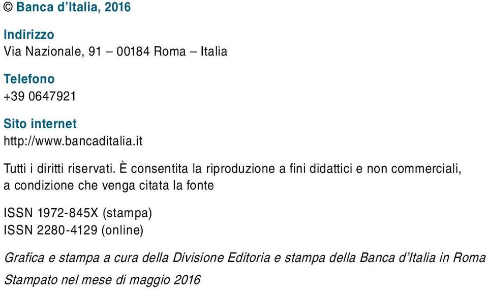 È consentita la riproduzione a fini didattici e non commerciali, a condizione che venga citata la fonte