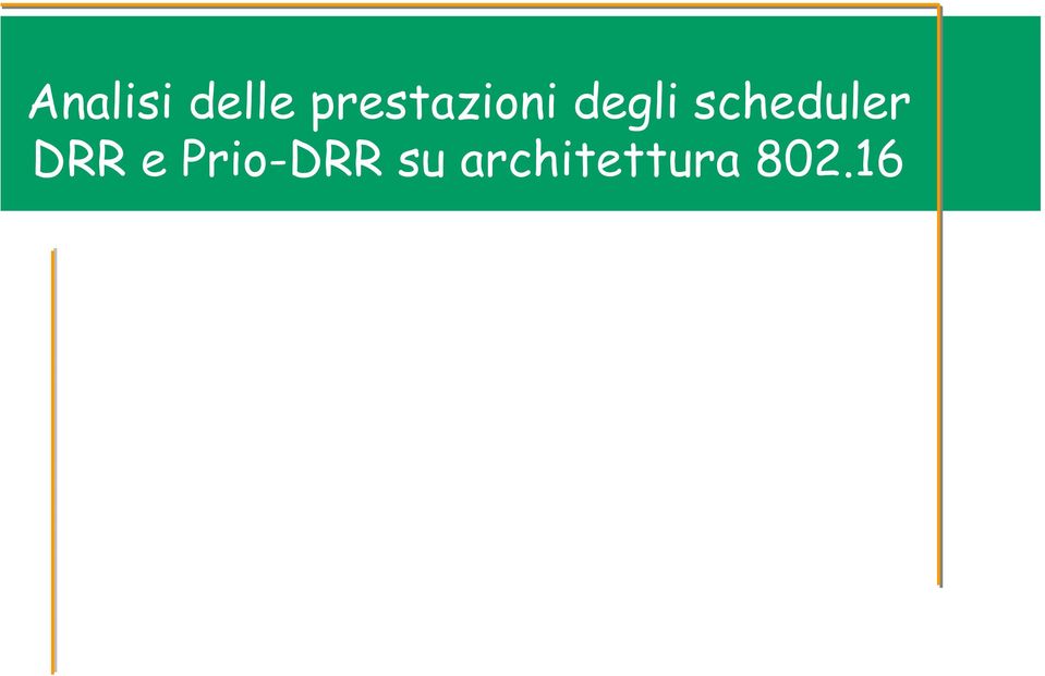 scheduler DRR e