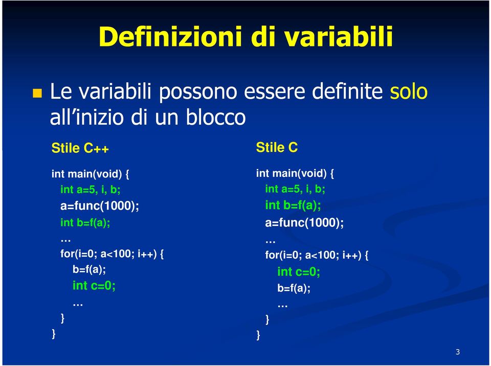 int b=f(a); for(i=0; a<100; i++) { } b=f(a); int c=0; int main(void) { int