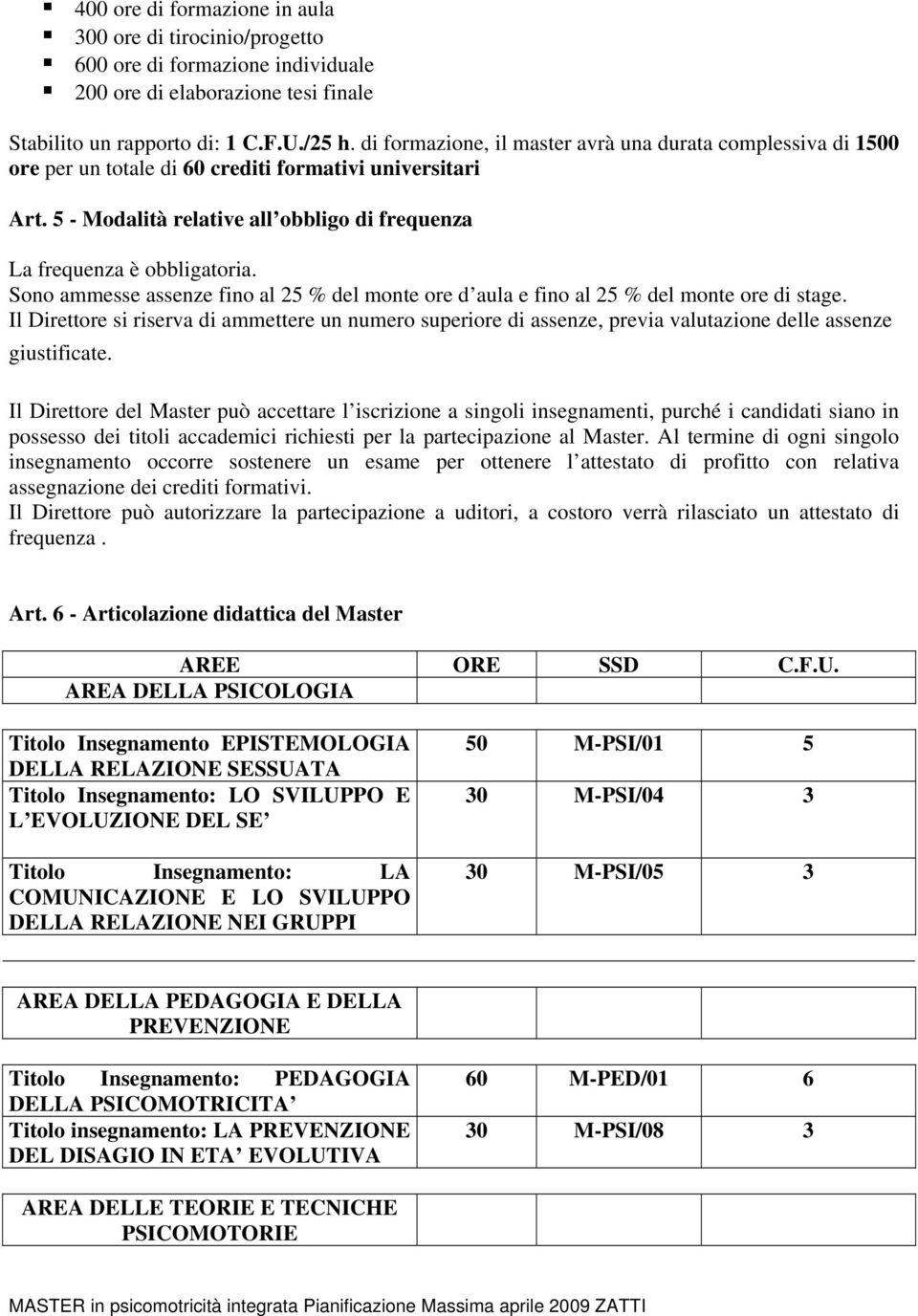 Sono ammesse assenze fino al 25 % del monte ore d aula e fino al 25 % del monte ore di stage.