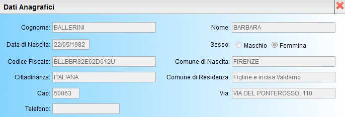 Tramite il pulsante accanto al riquadro di classe è possibile connettersi ai dati di un anno scolastico precedente.