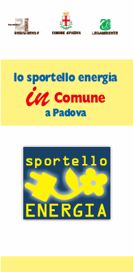 Sportello energia Lo sportello energia, attivato in via sperimentale nel CdQ 5 nel 2006, è stato, nel febbraio 2008 allargato a tutti i quartieri, oltre che nella sede di Informambiente (l'ufficio