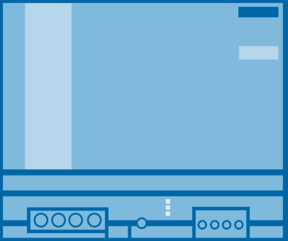 Configurazione con modulo e alimentatore fino a 20 A e fino a 40 A 24 V/ 40 A 24 V/ 40 A I rated = 80A!