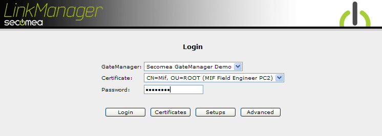 5 Collegarsi con il LinkManager Questa sezione descrive come collegarsi con Link Manager, se siete già collegati passate pure alla sezione successiva. 1.