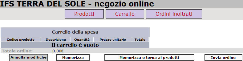 Se sono già stati inoltrati ordini al fornitore selezionato, questi sono visibili facendo click sul pulsante Ordini inoltrati Per confermare l ordine ed inviarlo click sul pulsante