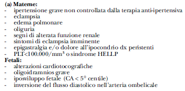 Preeclampsia severa PARTO Da Linee guida per il management dell