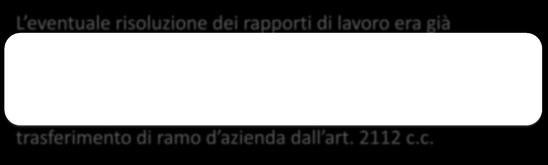 Al momento della proposta di concordato i contratti di lavoro non necessariamente devono essere risolti; nel caso in cui ogni attività dell impresa venisse a cessare, si potrebbe anzi creare un