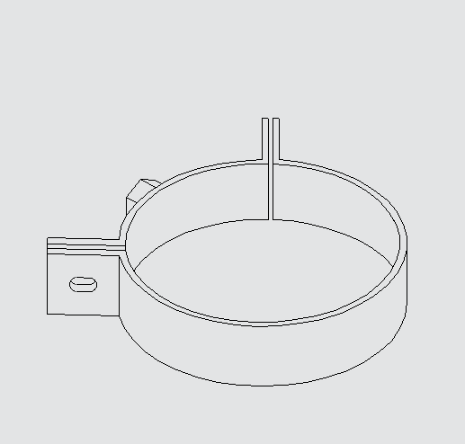 soluzioni PER L IDRAuLICA FERMATUBI DETTAGLI TECnICI 1. Tassello 2. Vite a muro 3. Controdado 4. Collare femmina 5. Collare femmina 7.