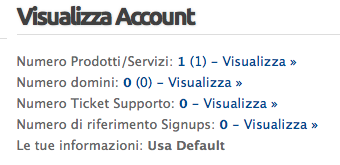 Passo 1: dopo aver fatto login nel sito Keliweb cliccate su Area Clienti. Nota: assumeremo nel seguito di dover configurare la CDN per l'ipotetico portale tuodominio.