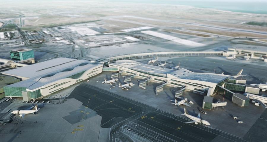 L aeroporto di Fiumicino: sviluppo previsto delle infrastrutture Aeroporto di Fiumicino, avancorpo Il piano di