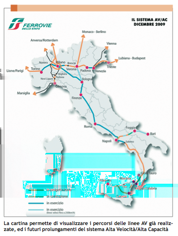 di Alessandro Ferri Fra maltempo improvviso, ed inattese complicazioni, le ferrovie hanno inaugurato il completamento della rete ad Alta Velocità.