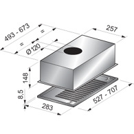 Modello : N-3 SMART camino Motore 167 mq/h Luci incandesc 1 x 40 w Filtro acrilico Runorosita 54 db - 60 LISTINO cm 90: 134,00 LISTINO cm 60: 120,00 FILTRO