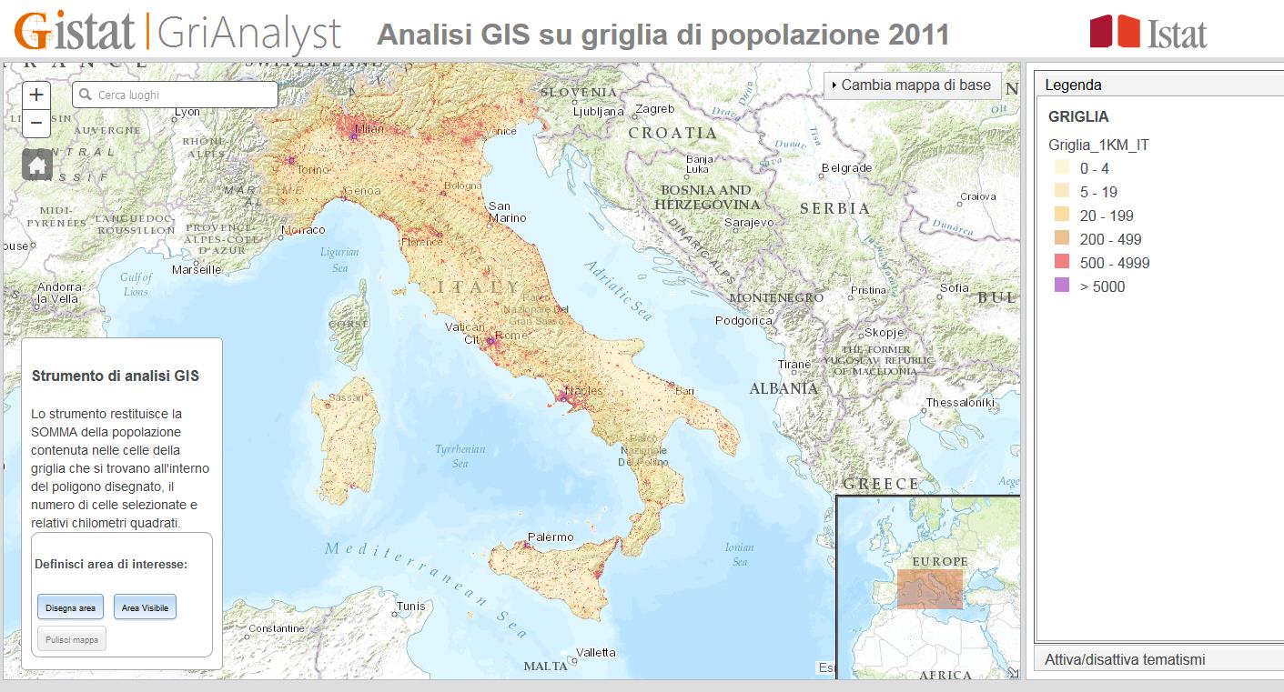 GriAnalyst: Analisi GIS su