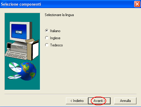 2. Cliccare sul pulsante SI 3.