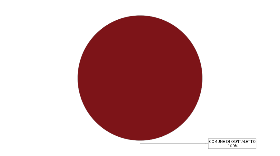 Il grafico a torta e la tabella sottostante rappresentano una sintesi della composizione societaria dell'impresa (le quote di proprietà sono sommate per titolare e poi arrotondate).