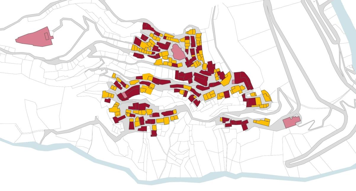 000 mq Il recupero degli altri edifici interessabili al progetto di valorizzazione non comporta vincoli o impedimenti particolari: dal momento che l intero territorio