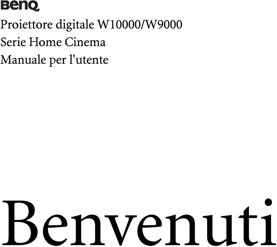 Home Cinema Manuale