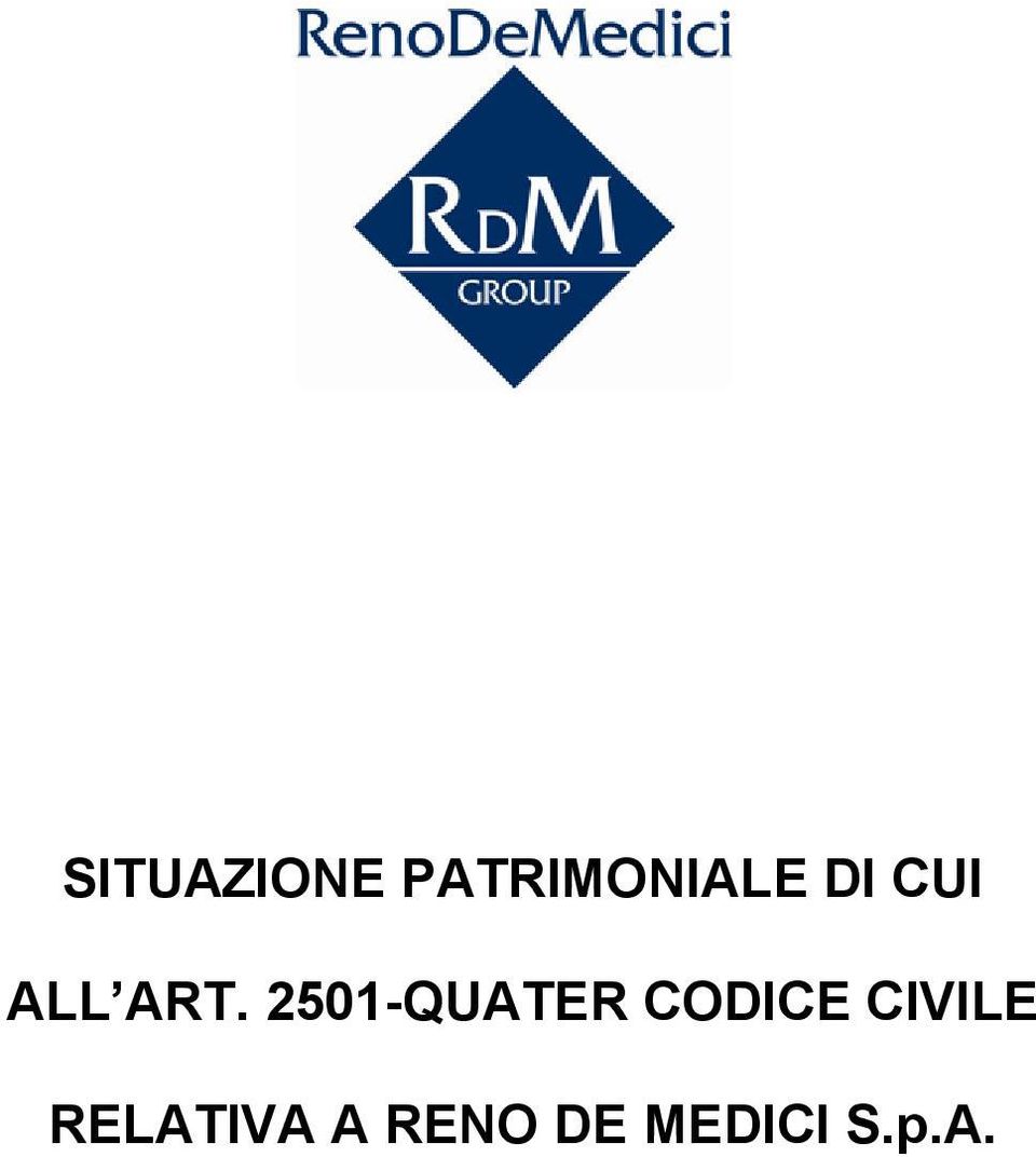 2501-QUATER CODICE