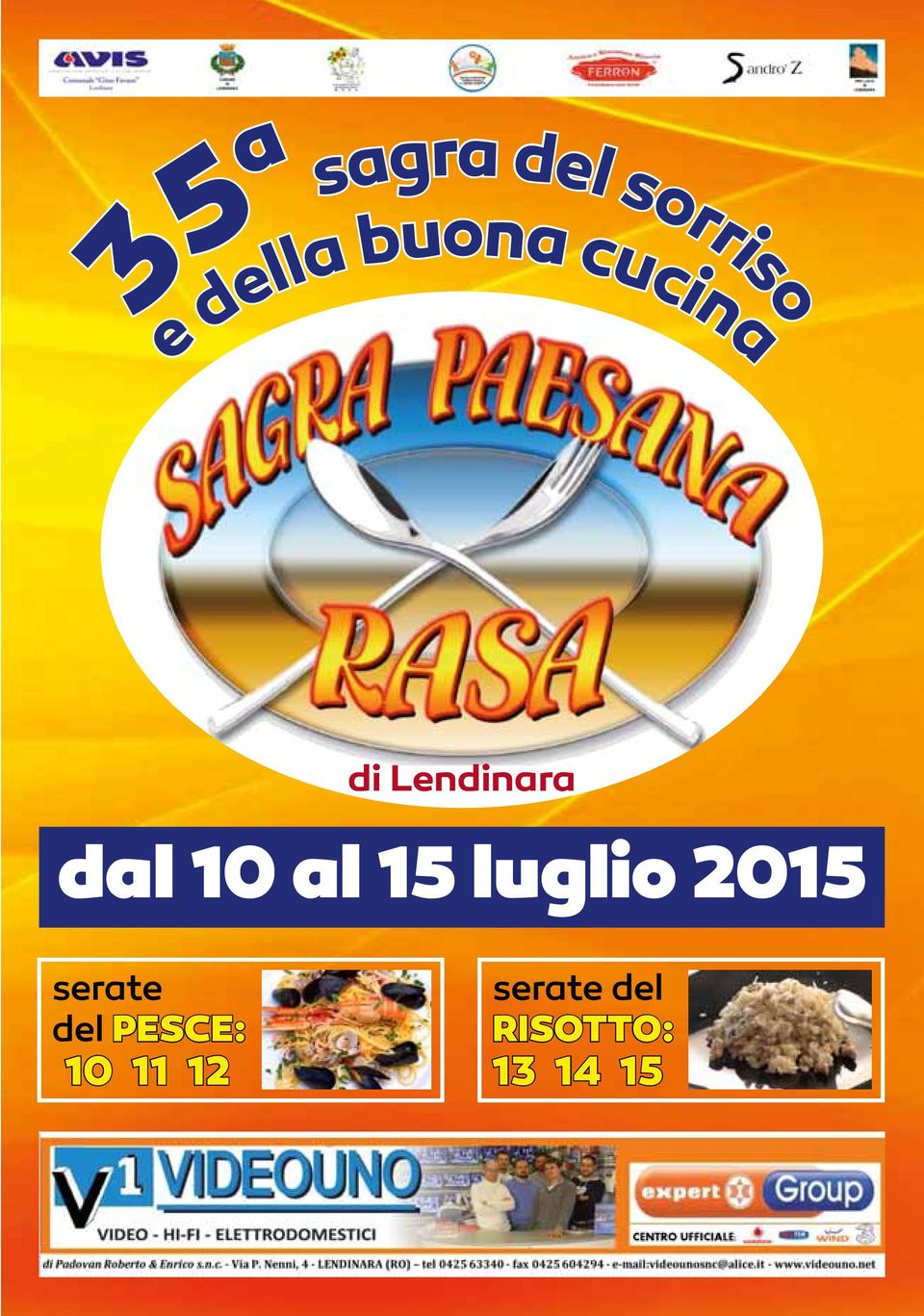 al 15 luglio 2015 serate del