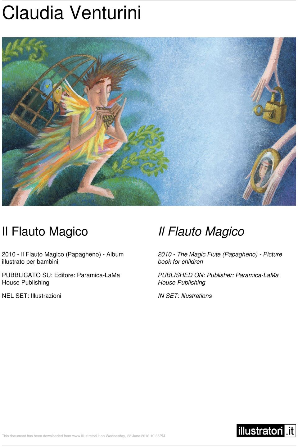 2010 - The Magic Flute (Papagheno) - Picture