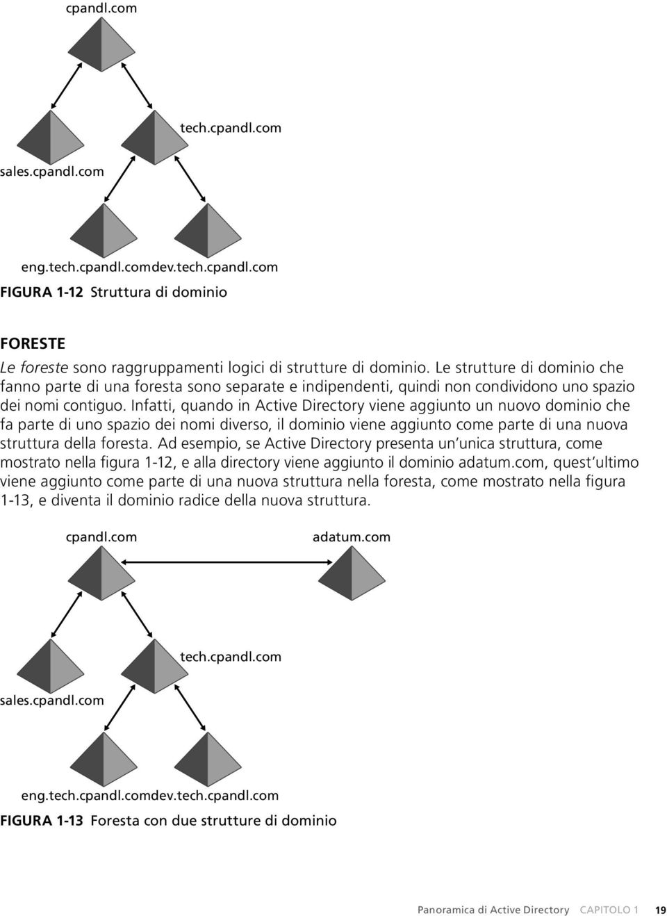 Infatti, quando in Active Directory viene aggiunto un nuovo dominio che fa parte di uno spazio dei nomi diverso, il dominio viene aggiunto come parte di una nuova struttura della foresta.