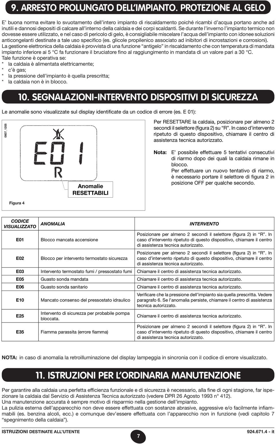 dei corpi scaldanti.