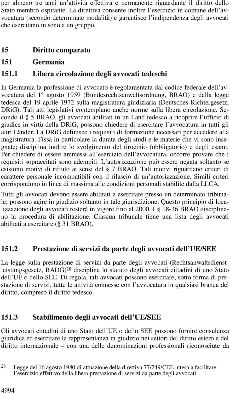 15 Diritto comparato 151 Germania 151.