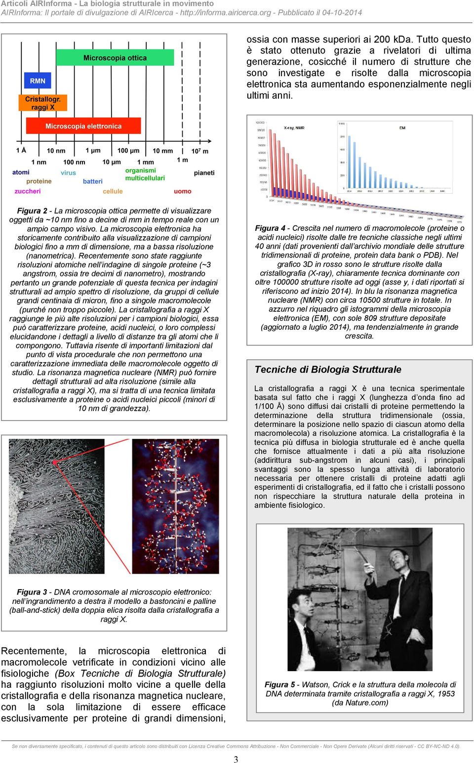 negli ultimi anni. Figura 2 - La microscopia ottica permette di visualizzare oggetti da ~10 nm fino a decine di mm in tempo reale con un ampio campo visivo.