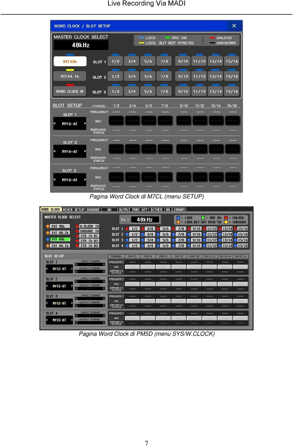 PM5D (menu SYS/W.