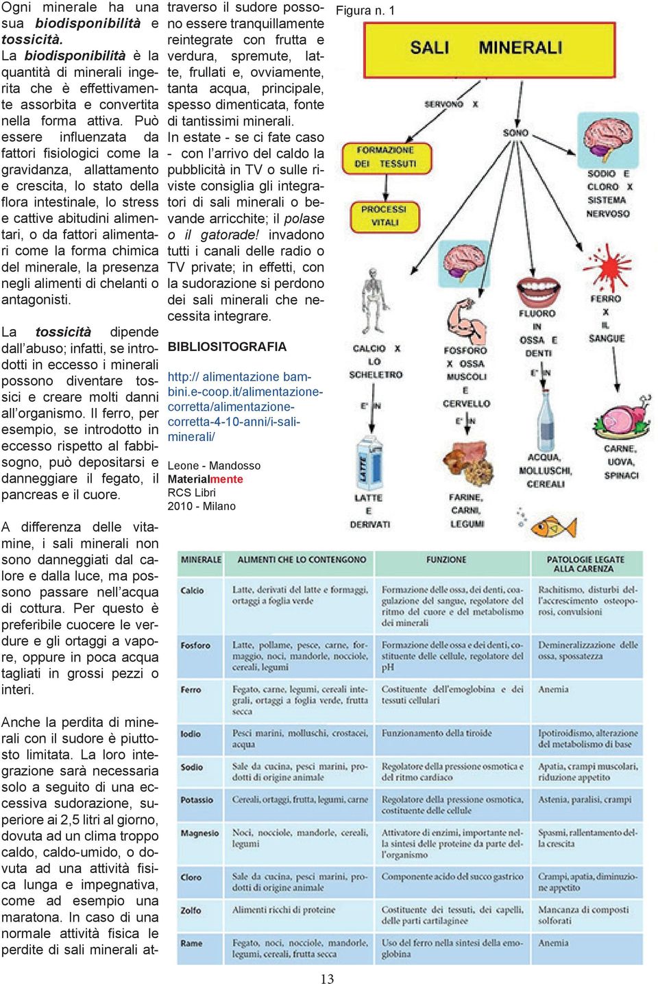 forma chimica del minerale, la presenza negli alimenti di chelanti o antagonisti.