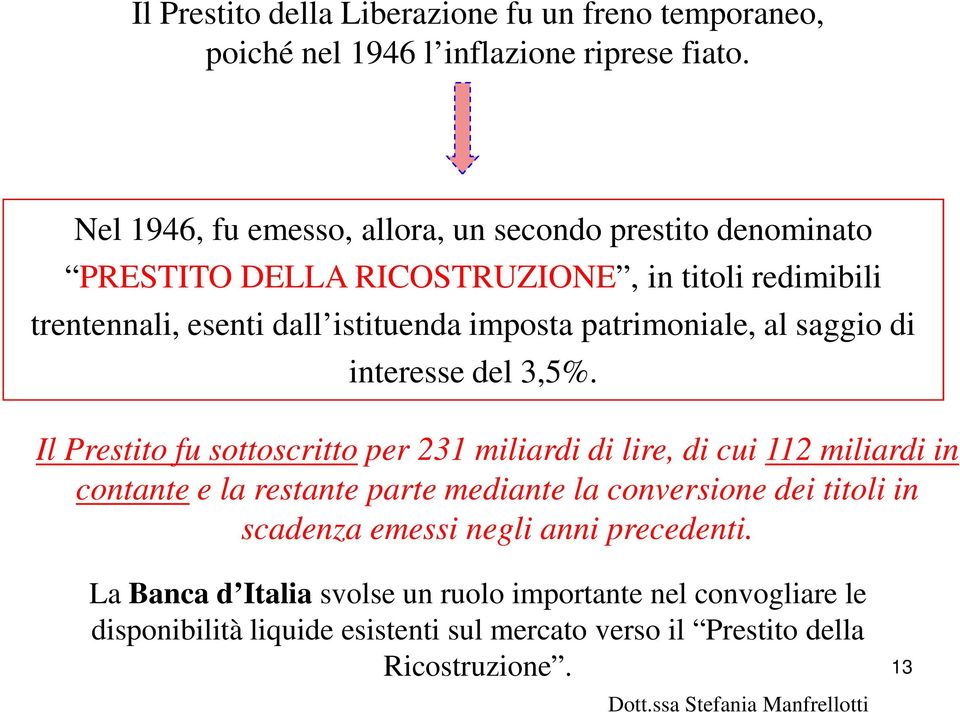 patrimoniale, al saggio di interesse del 3,5%.