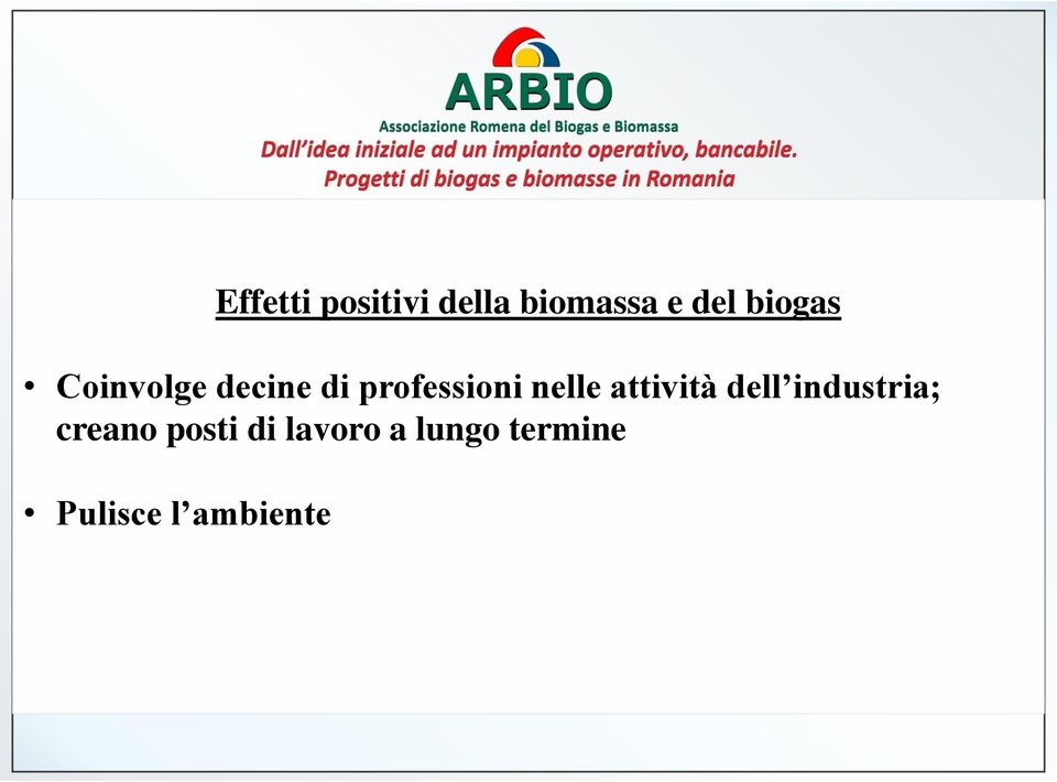 nelle attività dell industria; creano