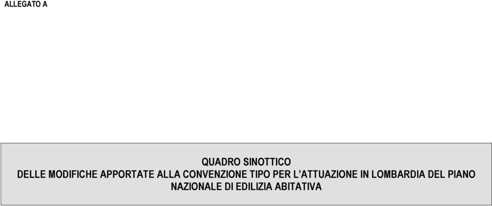 PER L ATTUAZIONE IN LOMBARDIA DEL