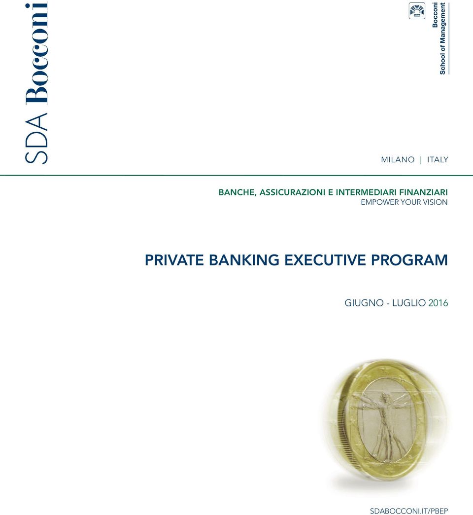 VISION PRIVATE BANKING EXECUTIVE