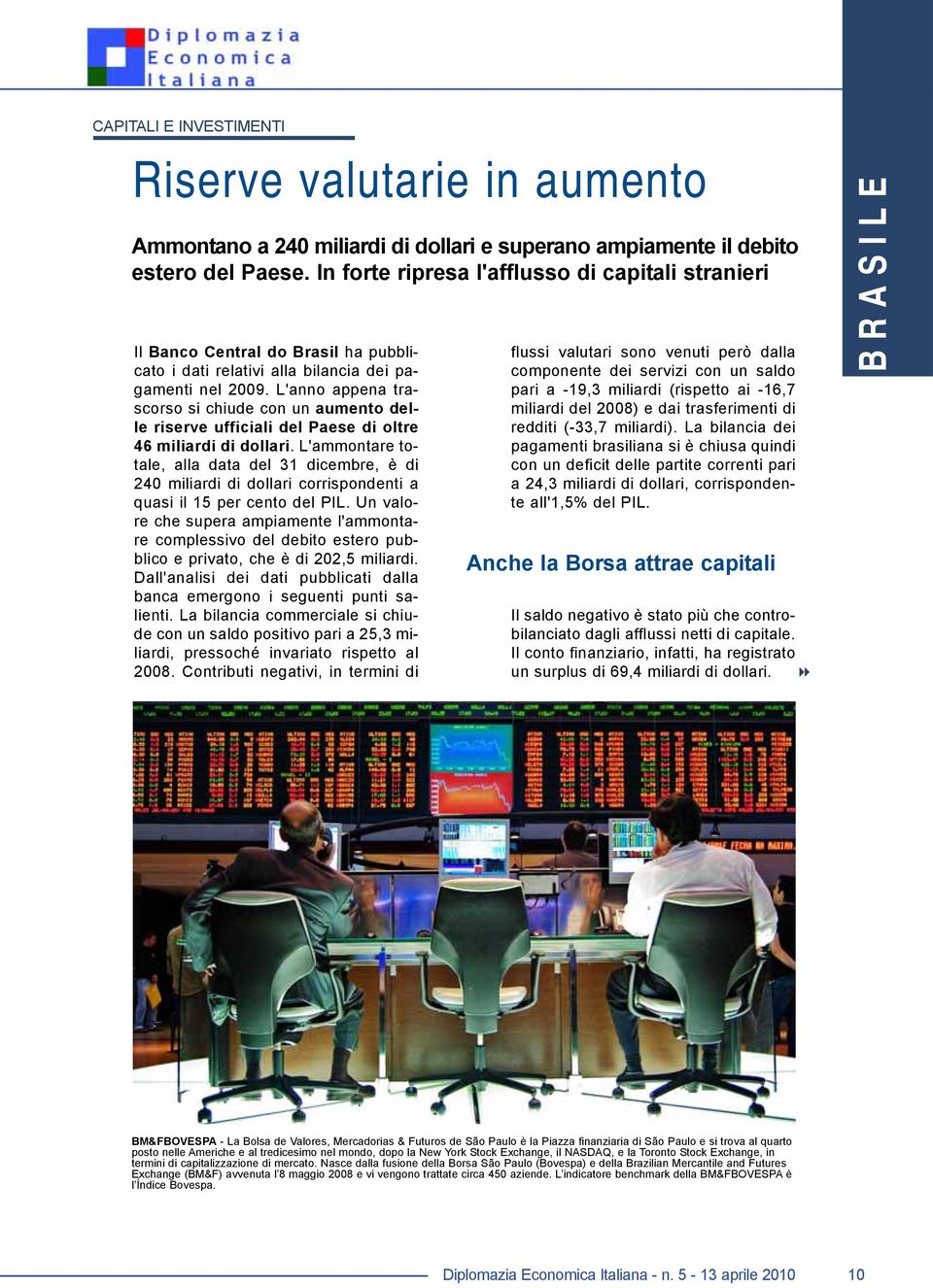 L'anno appena trascorso si chiude con un aumento delle riserve ufficiali del Paese di oltre 46 miliardi di dollari.