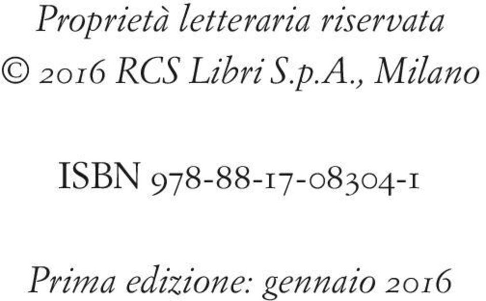 p.A., Milano ISBN